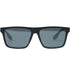 Calvin Klein Gunmetal Mirror Lens Matte Black Sunglasses
